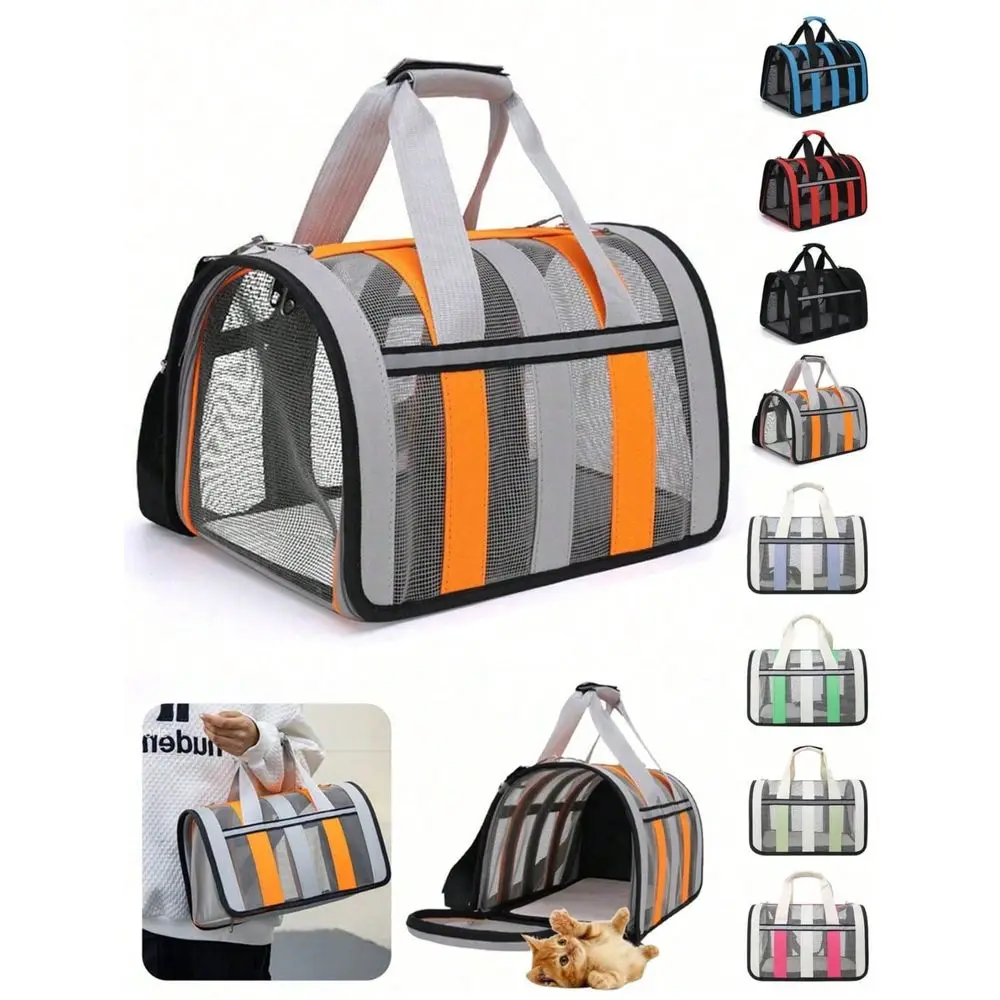 Capacity Cat Carrier, AllSeason Outdoor Pet Breathable Portable Sling Bag, Foldable Handheld Dog Cat Carrier
Capacity Cat Carrier, AllSeason Outdoor Pet Breathable Portable Sling Bag, Foldable Handheld Dog Cat Carrier