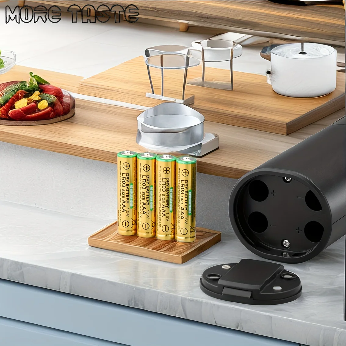 Electric Salt and Pepper Grinder Set Auto Refillable Base 2 Adjustable Coarseness LED Light One Hand Operation
Electric Salt and Pepper Grinder Set Auto Refillable Base 2 Adjustable Coarseness LED Light One Hand Operation