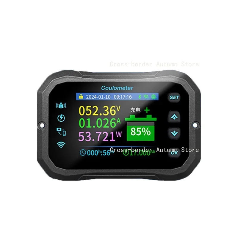 Bidirectional High Precision Coulomb Meter WIFI Remote Monitor Battery Voltage Gauge for RV & Electric Vehicle
Bidirectional High Precision Coulomb Meter WIFI Remote Monitor Battery Voltage Gauge for RV & Electric Vehicle
