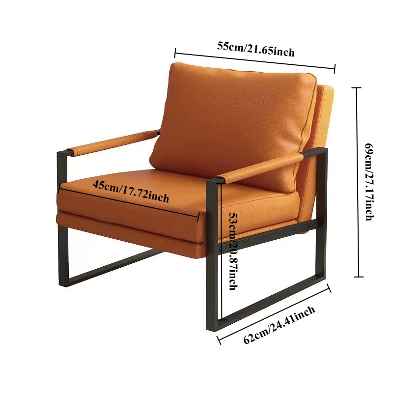 Latest Style Sofa Chair Italian Light Luxury Small House Living Room Leisure Business Negotiation Reception Lazy Sofa Chair
Latest Style Sofa Chair Italian Light Luxury Small House Living Room Leisure Business Negotiation Reception Lazy Sofa Chair