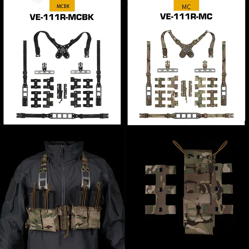 OPHIDIANTAC Бесплатное комбинированное модульное нагрудное оборудование, быстросъемный дизайн, многоцветный модульный тактический нагрудный ремень MOLLE
OPHIDIANTAC Бесплатное комбинированное модульное нагрудное оборудование, быстросъемный дизайн, многоцветный модульный тактический нагрудный ремень MOLLE
