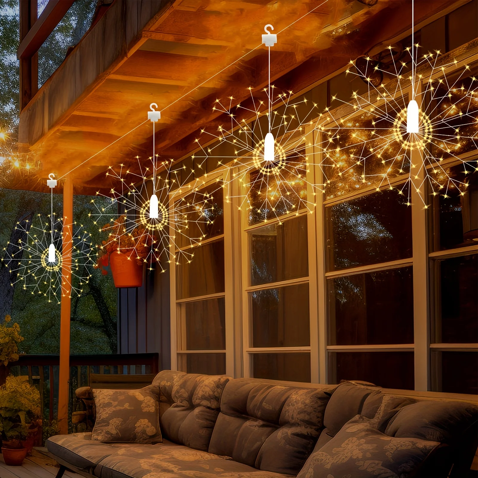 Solar Firework Light Outdoor 400 LEDS Starburst Light Outdoor Waterproof Lamp Solar Fairy Lights for Gazebo Yard Party Christmas
Solar Firework Light Outdoor 400 LEDS Starburst Light Outdoor Waterproof Lamp Solar Fairy Lights for Gazebo Yard Party Christmas