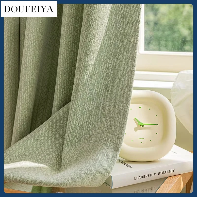 Simple Modern Curtain Living Room Bedroom Dining Room Chenille Jacquard Thickening Blackout Bay Window Custom Light Luxury
Simple Modern Curtain Living Room Bedroom Dining Room Chenille Jacquard Thickening Blackout Bay Window Custom Light Luxury