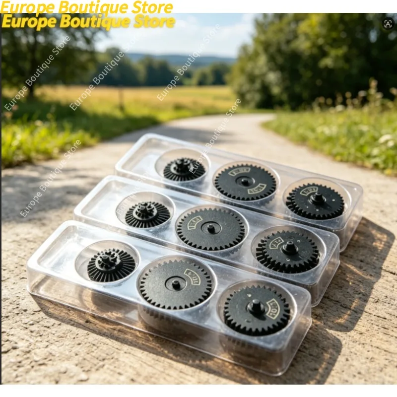 Steel Cut Gear Set 13:1 16:1 18:1, Metal Reinforced Gears, Suitable for Ver.2 Gen 8 9 10 Gearbox Upgrade Parts
Steel Cut Gear Set 13:1 16:1 18:1, Metal Reinforced Gears, Suitable for Ver.2 Gen 8 9 10 Gearbox Upgrade Parts