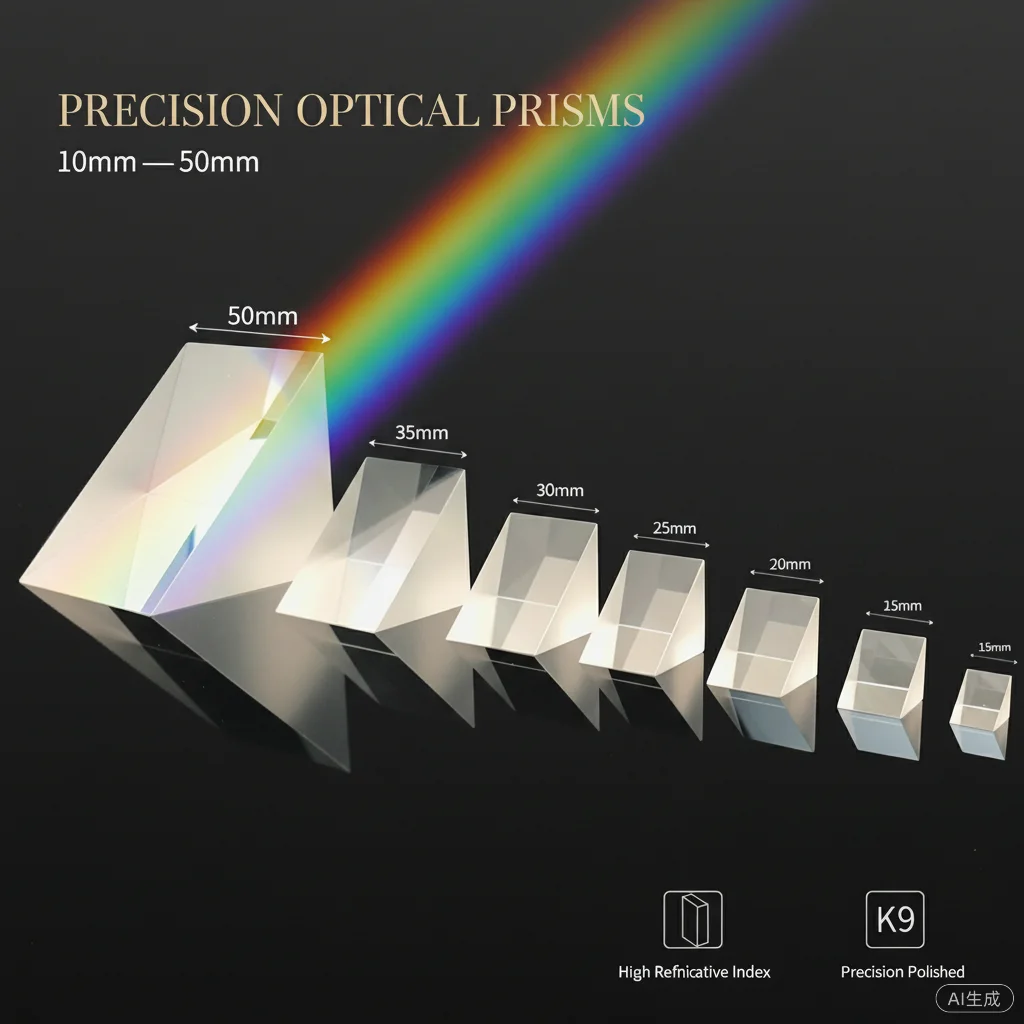 Right angle prism, uncoated, suitable for laser applications requiring 90 180 degree turns
Right angle prism, uncoated, suitable for laser applications requiring 90 180 degree turns