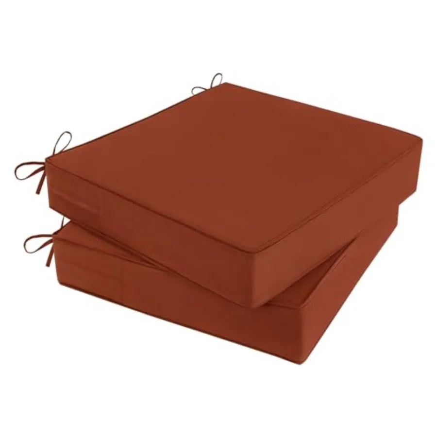 Outdoor Chair Cushions ch Waterproof Patio Furniture Cushions Set of 2 with Ties and Handle 3 Year Color Fastness Square Replac
Outdoor Chair Cushions ch Waterproof Patio Furniture Cushions Set of 2 with Ties and Handle 3 Year Color Fastness Square Replac