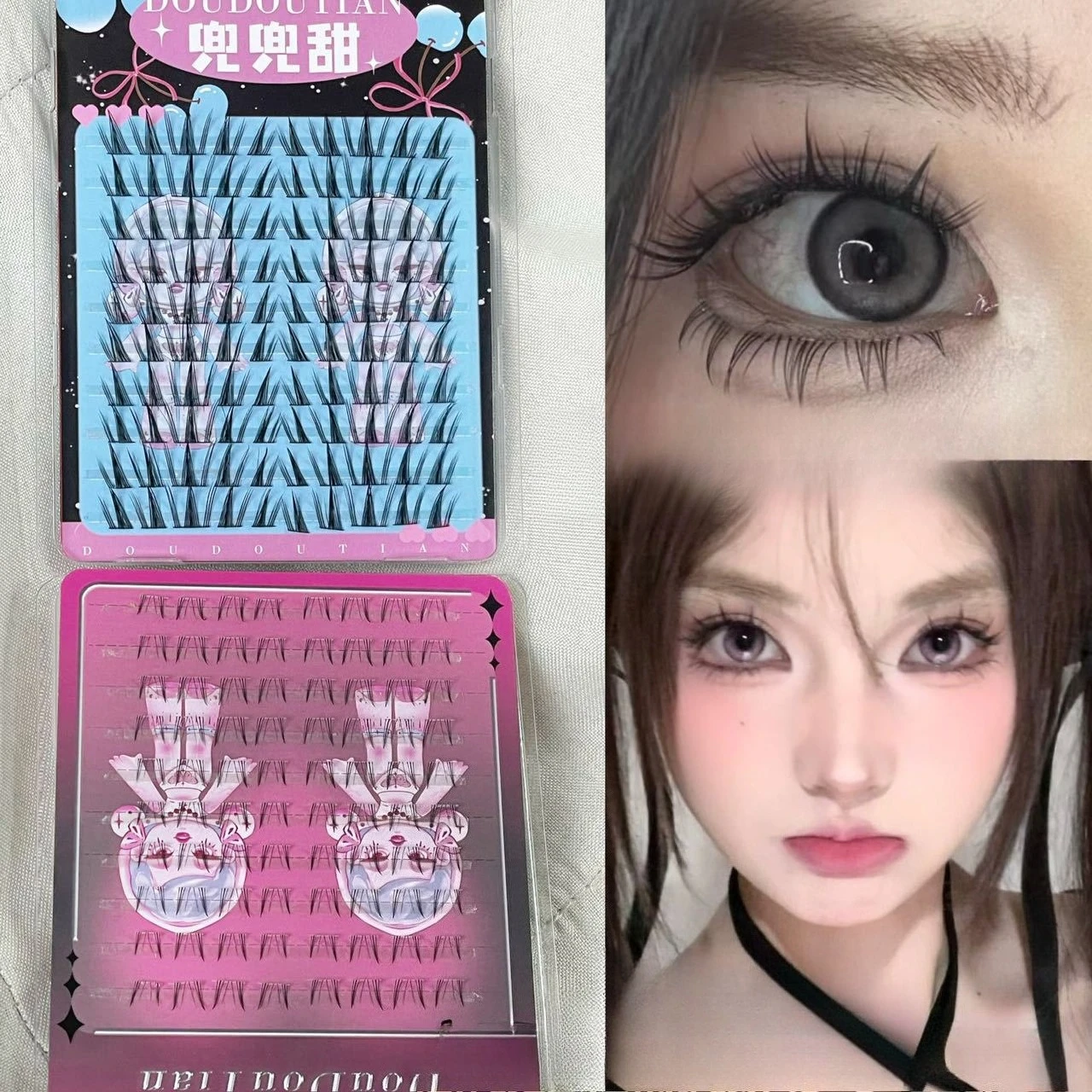 20 Rows Natural Manga Lower & Upper Lashes Sets Individual Cluster False Eyelashes Cosplay Little Devil Fake Lashes for Beginner
20 Rows Natural Manga Lower & Upper Lashes Sets Individual Cluster False Eyelashes Cosplay Little Devil Fake Lashes for Beginner