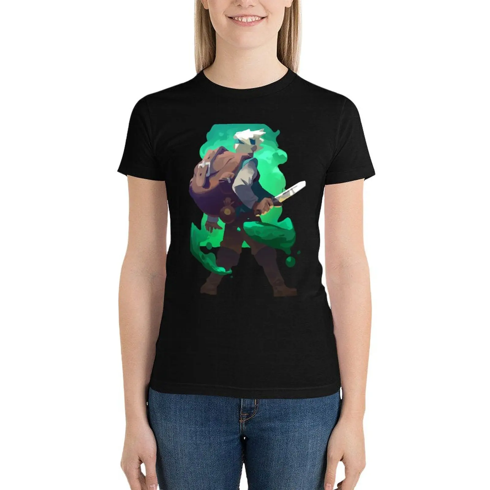 The Shopkeeper - Moonlighter T-Shirt female cute clothes korean fashion ariat shirts for Women
The Shopkeeper - Moonlighter T-Shirt female cute clothes korean fashion ariat shirts for Women
