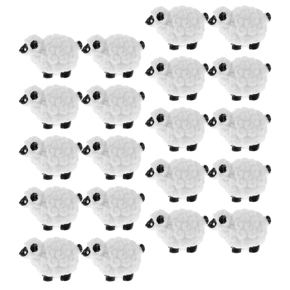 20 Pcs Mini Moss Micro Landscape Ornaments Resin Goat Figurine Cartoon Decor for Garden Desk House Cake
20 Pcs Mini Moss Micro Landscape Ornaments Resin Goat Figurine Cartoon Decor for Garden Desk House Cake