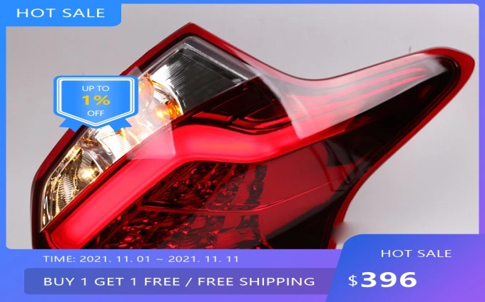 2pcs auto stylg for 2012 2013 2014 y for FORD Focus 3 taillight hatchback LED Strip Tail Lamp rear lights back Red color
2pcs auto stylg for 2012 2013 2014 y for FORD Focus 3 taillight hatchback LED Strip Tail Lamp rear lights back Red color