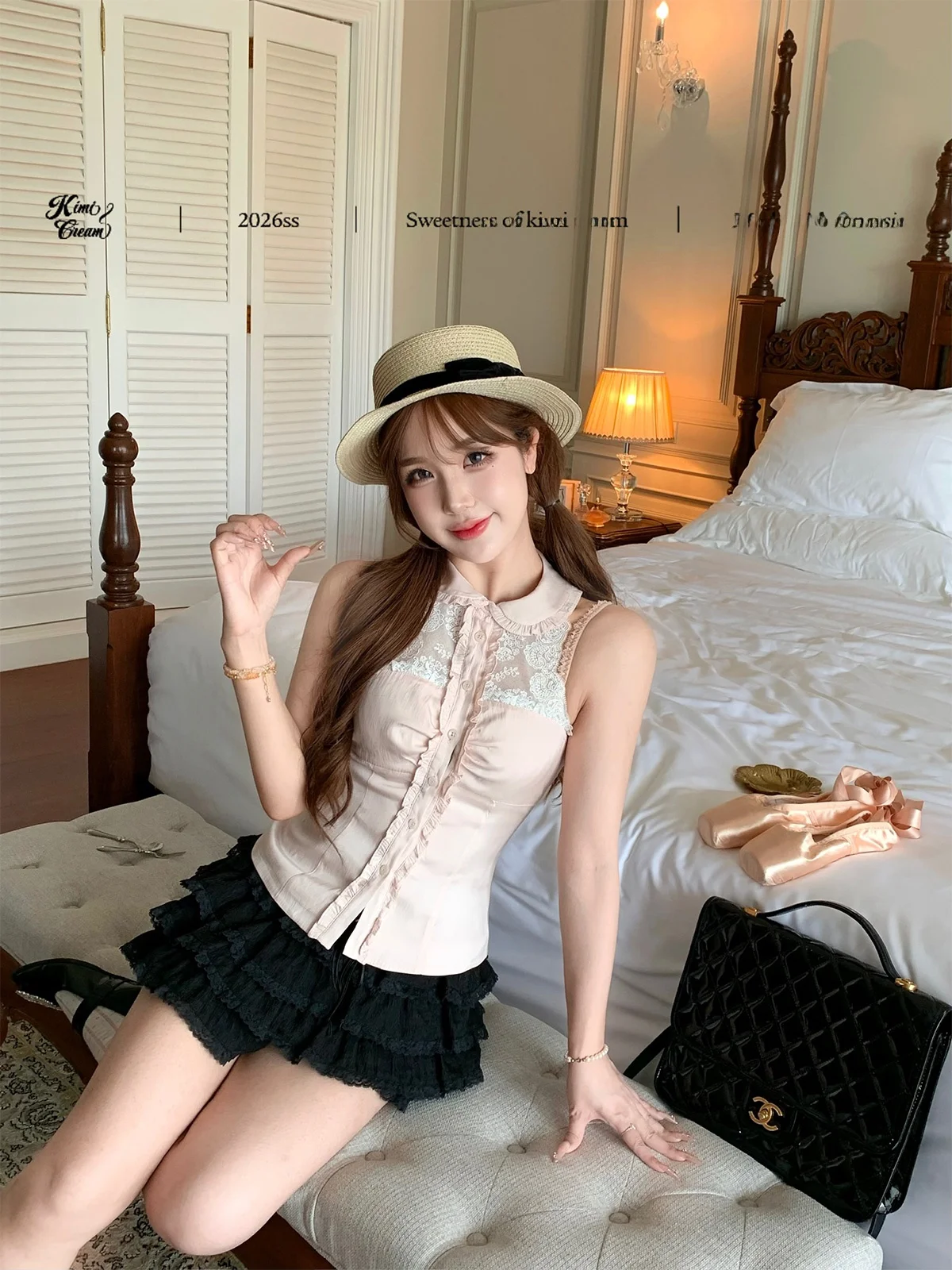 Kimicoy Romantic Neline Lace Svel Women's Top Velvet Rabbit Fur Ba Design Polyester Fiber Single Button Closure
Kimicoy Romantic Neline Lace Svel Women's Top Velvet Rabbit Fur Ba Design Polyester Fiber Single Button Closure