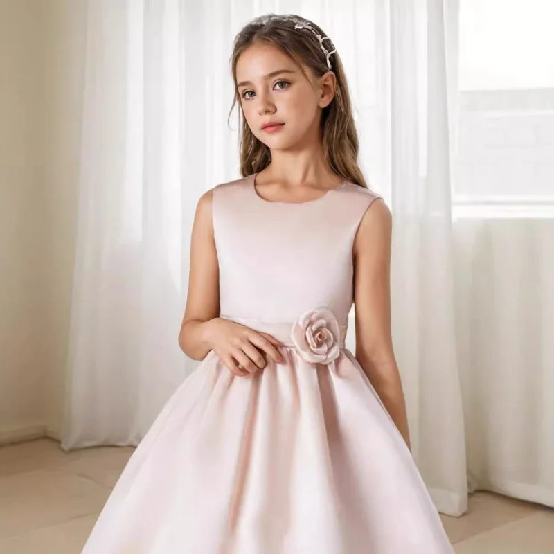 Children's Wind Band Concert Dress Girls' Princess Dress Fashionable Dress Host Satin Big Kids Dress
Children's Wind Band Concert Dress Girls' Princess Dress Fashionable Dress Host Satin Big Kids Dress