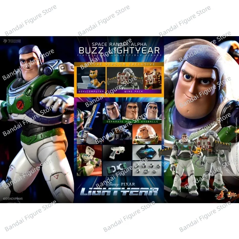 HOTTOYS HT MMS635 Deluxe Edition 1/6 Buzz Movable Boy Action Figure Anime Lightyear Original Simulation 12" Full Set Male Model
HOTTOYS HT MMS635 Deluxe Edition 1/6 Buzz Movable Boy Action Figure Anime Lightyear Original Simulation 12" Full Set Male Model