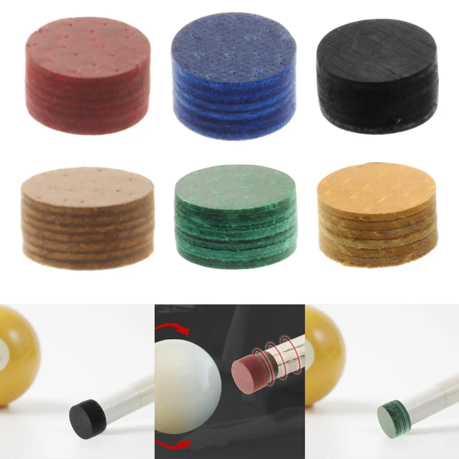 Universal Fit 14mm Pool Cue Tip PU Material Replacement Head for Billiard Sticks Indoor Table Game
Universal Fit 14mm Pool Cue Tip PU Material Replacement Head for Billiard Sticks Indoor Table Game