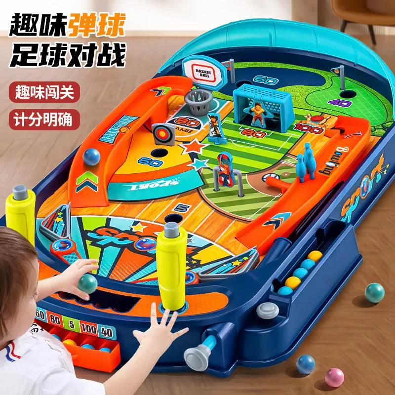 Children's Puzzle Toys Brain Thinking Training Parent-child Interaction Indoor Desktop Catapult Pinball Game Machine Kids Gifts
Children's Puzzle Toys Brain Thinking Training Parent-child Interaction Indoor Desktop Catapult Pinball Game Machine Kids Gifts