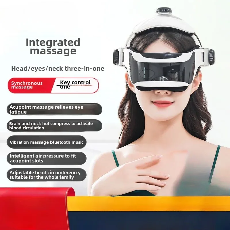 Head Massager Electric Head Physiotherapy Instrument Massage Helmet Hot Compress To Relieve Fatigue and Migraine
Head Massager Electric Head Physiotherapy Instrument Massage Helmet Hot Compress To Relieve Fatigue and Migraine