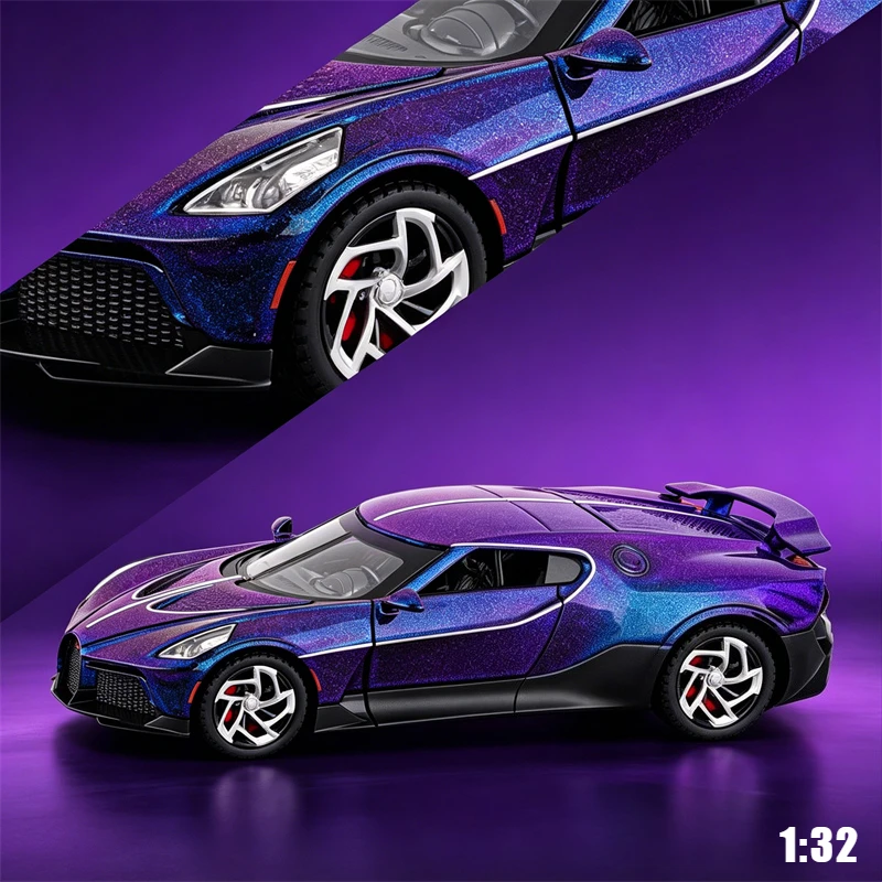 Машинка-игрушка La Voiture Noire Sports Car, масштаб 1:32, из сплава, со звуком и светом, литая металлическая модель автомобиля, подарок для детей
Машинка-игрушка La Voiture Noire Sports Car, масштаб 1:32, из сплава, со звуком и светом, литая металлическая модель автомобиля, подарок для детей