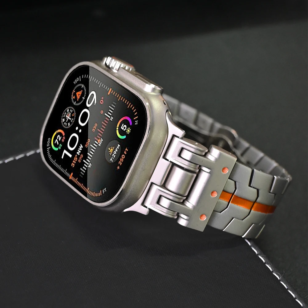 Браслет из нержавеющей стали для Apple Watch Ultra 2 49 мм, роскошный металлический ремешок для iWatch Series 9 8 7 45 мм 6 5 4 se 3 44 мм 42 мм
Браслет из нержавеющей стали для Apple Watch Ultra 2 49 мм, роскошный металлический ремешок для iWatch Series 9 8 7 45 мм 6 5 4 se 3 44 мм 42 мм