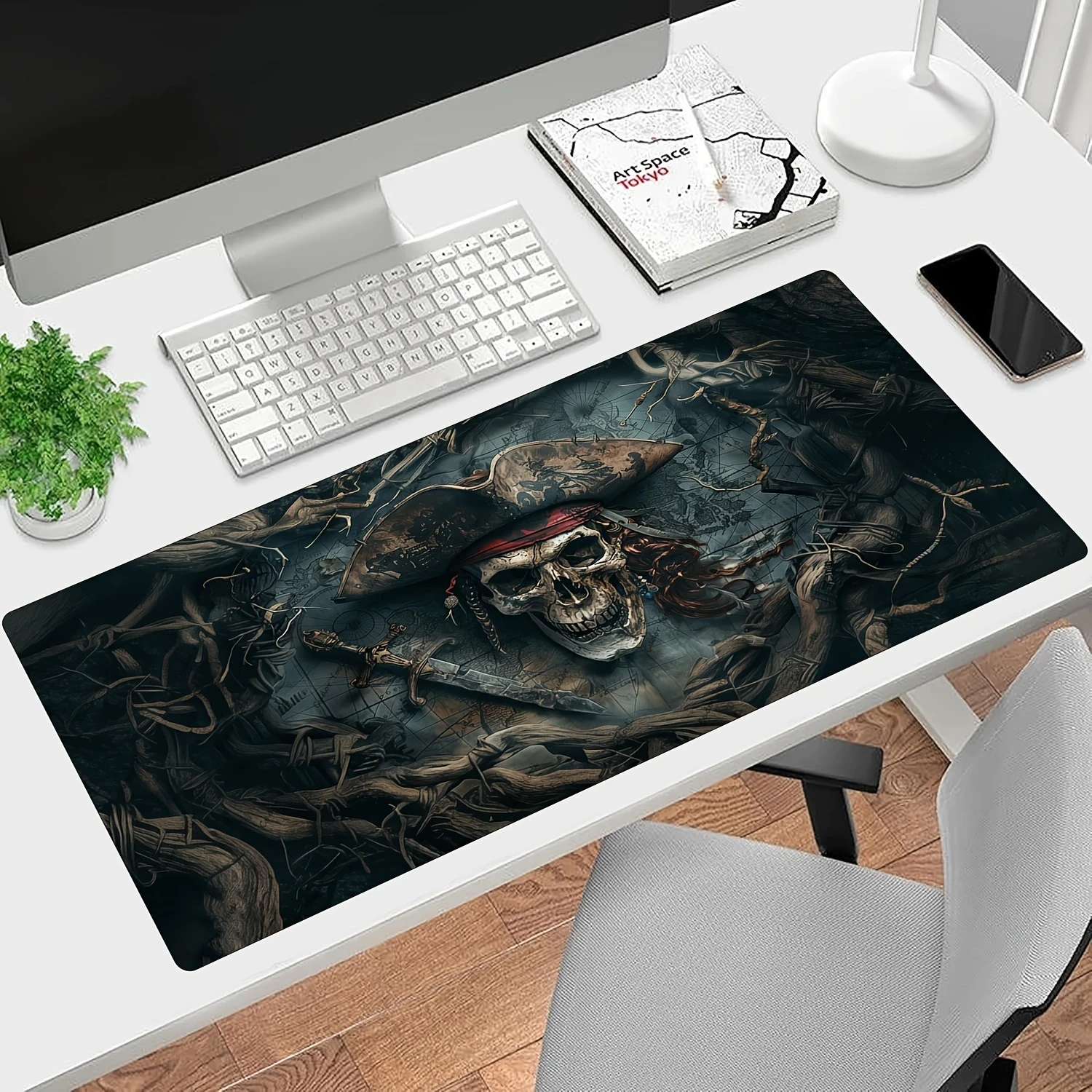 Gothic pirate skull Mouse Pad Desk Mat with Stitched Edge Rubber anti-slip Durable pc accessories Gaming mat maus pad rug
Gothic pirate skull Mouse Pad Desk Mat with Stitched Edge Rubber anti-slip Durable pc accessories Gaming mat maus pad rug