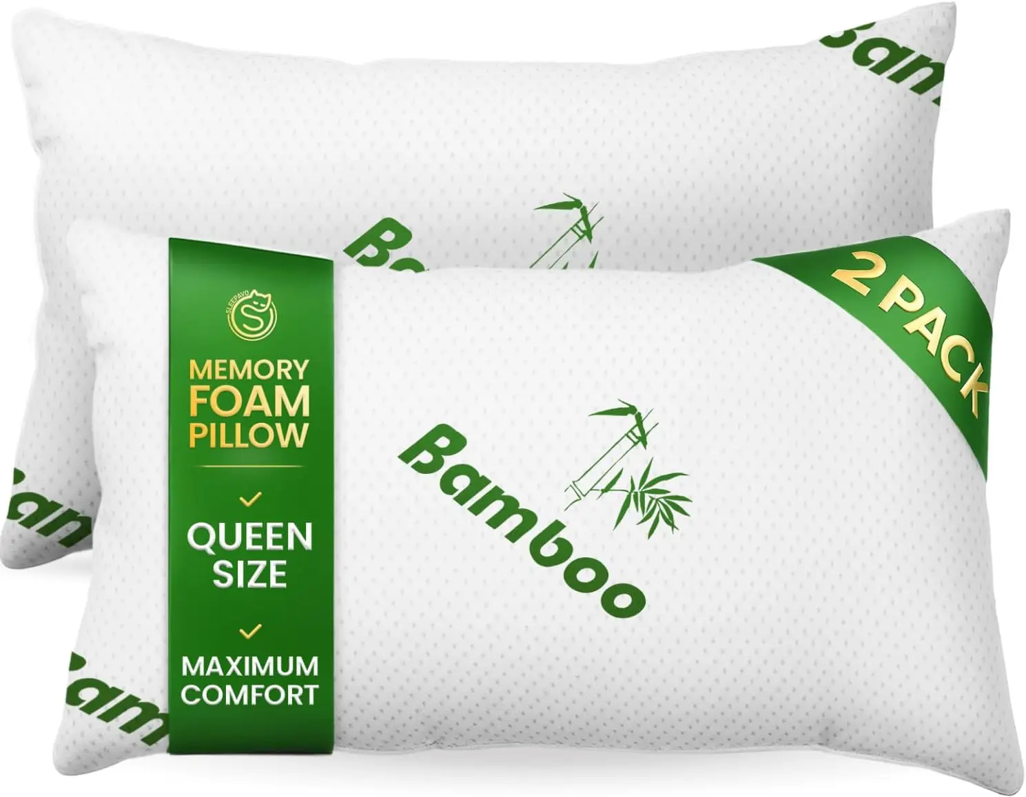 Комплект из 2 охлаждающих подушек Queen Size из пены с эффектом памяти - с измельченной пеной для всех типов сна, с моющимся чехлом
Комплект из 2 охлаждающих подушек Queen Size из пены с эффектом памяти - с измельченной пеной для всех типов сна, с моющимся чехлом