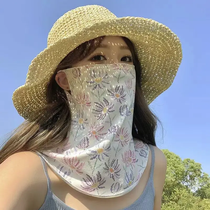 Full-face Lightweight Ice-silk Sun-protection Mask, UV-protective and Breathable Neck Cover for Outdoor Activities Such
Full-face Lightweight Ice-silk Sun-protection Mask, UV-protective and Breathable Neck Cover for Outdoor Activities Such