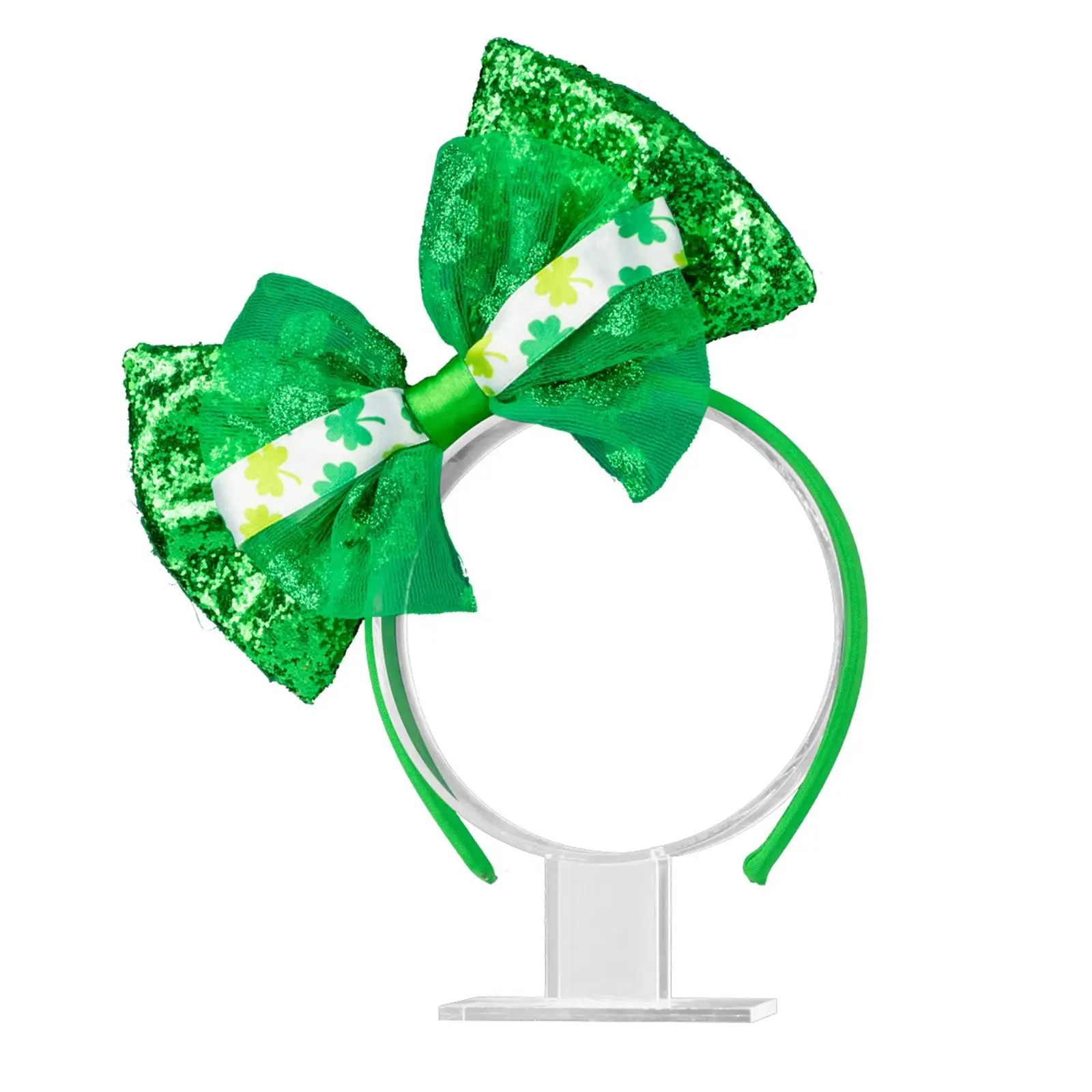 ST Patrick's Day Headband Shamrock Headband Green Hair Hoop Bow Headband for Performance Festival Cosplay Carnival Masquerade
ST Patrick's Day Headband Shamrock Headband Green Hair Hoop Bow Headband for Performance Festival Cosplay Carnival Masquerade