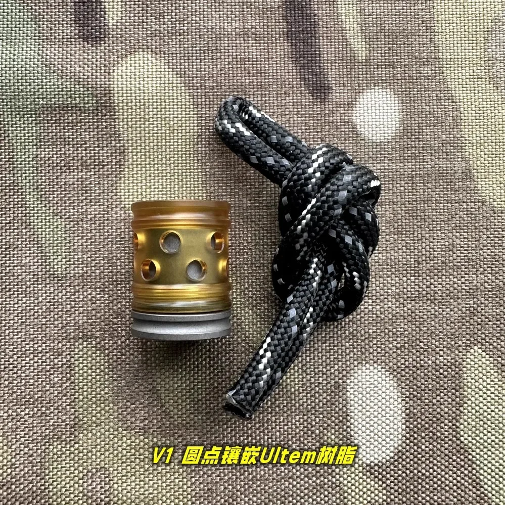 New 1PC PEI Polyetherimide Titanium Alloy Knife Lanyard Bead Paracord Pendant DIY Craft
New 1PC PEI Polyetherimide Titanium Alloy Knife Lanyard Bead Paracord Pendant DIY Craft