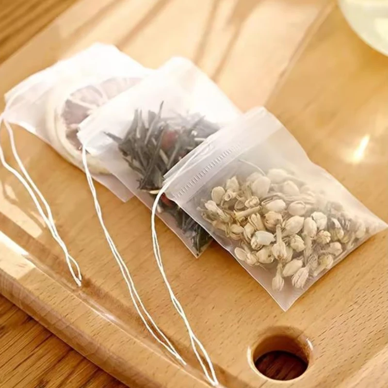 100 Transparent Nylon Teabags Empty Tea Bags Disposable Tea Bags Filter Bags for Tea Infuser with String Heal Seal
100 Transparent Nylon Teabags Empty Tea Bags Disposable Tea Bags Filter Bags for Tea Infuser with String Heal Seal