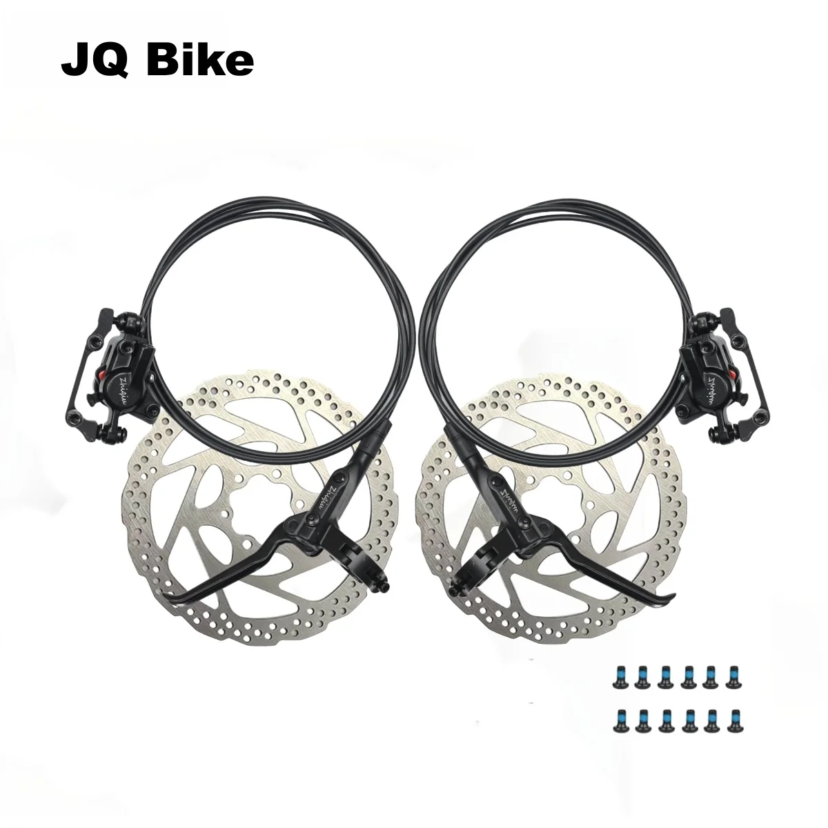 Hydraulic Disc Brake Set for Mountain & Road Bike, Front & Rear Bicycle Oil Pressure Brake Kit, Hydraulic Brakes,160mm Rotors
Hydraulic Disc Brake Set for Mountain & Road Bike, Front & Rear Bicycle Oil Pressure Brake Kit, Hydraulic Brakes,160mm Rotors