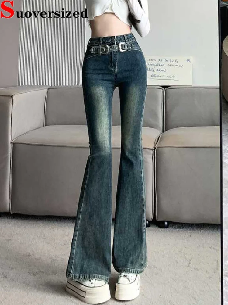 Skinny Women's Casual Bootcut Jeans Elastic Fashion Slim High Waisted Vintage Denim Pants Retro Streetwear Wide Leg Vaqueros
Skinny Women's Casual Bootcut Jeans Elastic Fashion Slim High Waisted Vintage Denim Pants Retro Streetwear Wide Leg Vaqueros