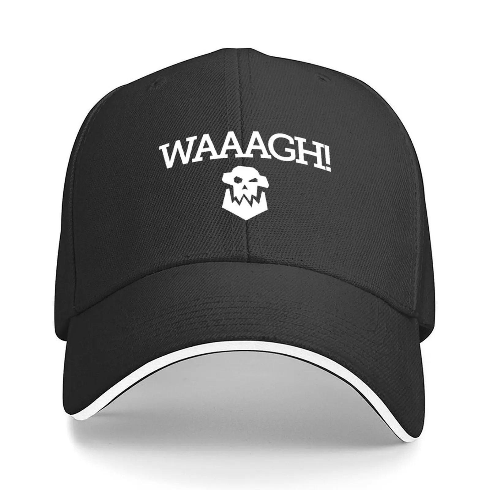 WAAAGH! Slab Text with Skull (white) Baseball Cap derby hat Unique hats Anime Beach Outing Golf Women Men's
WAAAGH! Slab Text with Skull (white) Baseball Cap derby hat Unique hats Anime Beach Outing Golf Women Men's