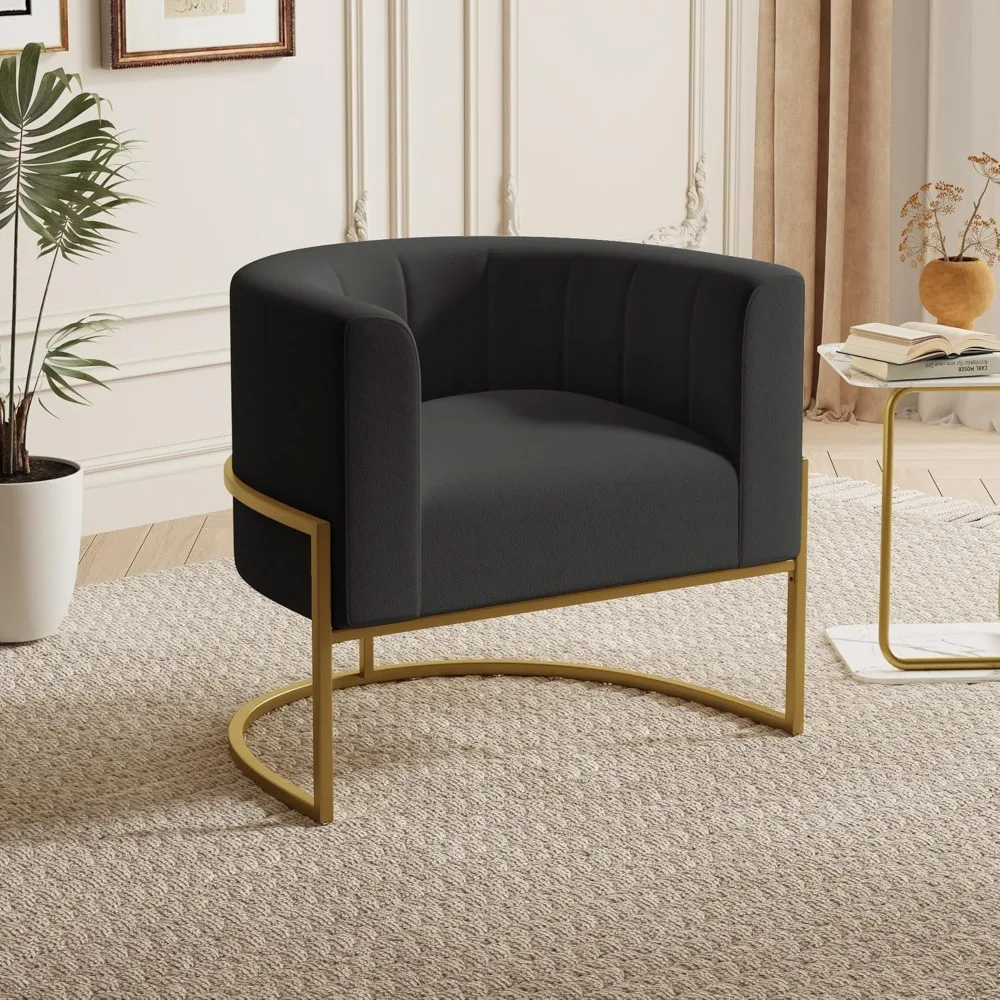 Velvet Accent Chair Navy Modern Comfy Upholstered Barrel Chair Padded Seat, Wide Arm Chairs for Reading Living Room Bedroom Club
Velvet Accent Chair Navy Modern Comfy Upholstered Barrel Chair Padded Seat, Wide Arm Chairs for Reading Living Room Bedroom Club