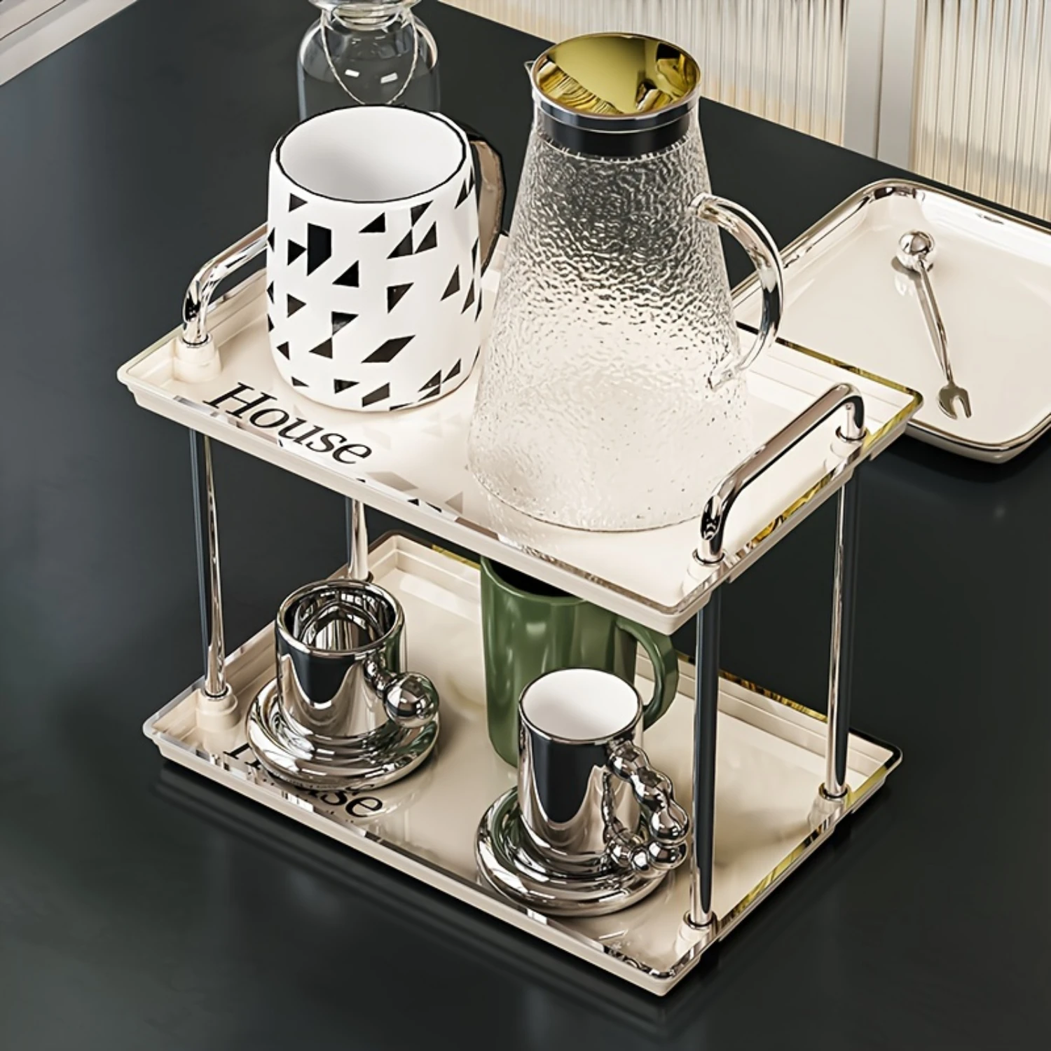 rack, water cup tray, drain rack, desktop cup rack, household cup rack, rack, bathroom rack, cosmetics rack, double-layer rack
rack, water cup tray, drain rack, desktop cup rack, household cup rack, rack, bathroom rack, cosmetics rack, double-layer rack