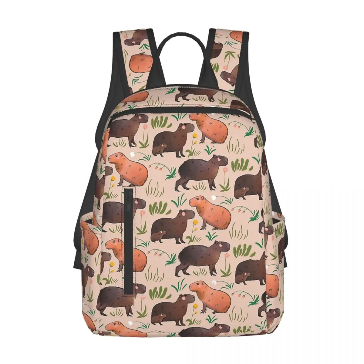 Капибара-милый зеленый и коричневый рюкзак с рисунком животных, рюкзак большой вместимости для мальчиков и девочек, сумка для книг, сумка на плечо
Капибара-милый зеленый и коричневый рюкзак с рисунком животных, рюкзак большой вместимости для мальчиков и девочек, сумка для книг, сумка на плечо