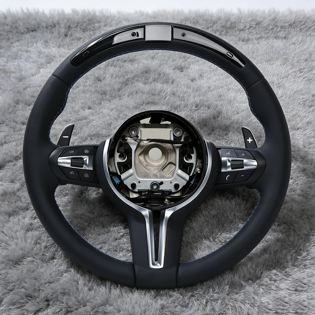 For BMW F20 F21 F52 F40 F22 F23 F44 F45 F46 M3 M5 E46 F10 F30 F12 F80 F82 F34 X1 X2 X3 X4 X5 X6 M LED Leather Steering Wheel
For BMW F20 F21 F52 F40 F22 F23 F44 F45 F46 M3 M5 E46 F10 F30 F12 F80 F82 F34 X1 X2 X3 X4 X5 X6 M LED Leather Steering Wheel