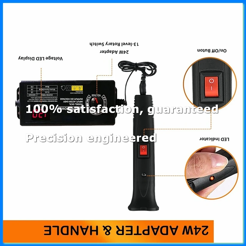 Hot Wire Foam Cutter Kit 4 in 1 Foam Cutting Set with Electric Carving Tool and Transformer Adapter US Plug-A07G
Hot Wire Foam Cutter Kit 4 in 1 Foam Cutting Set with Electric Carving Tool and Transformer Adapter US Plug-A07G