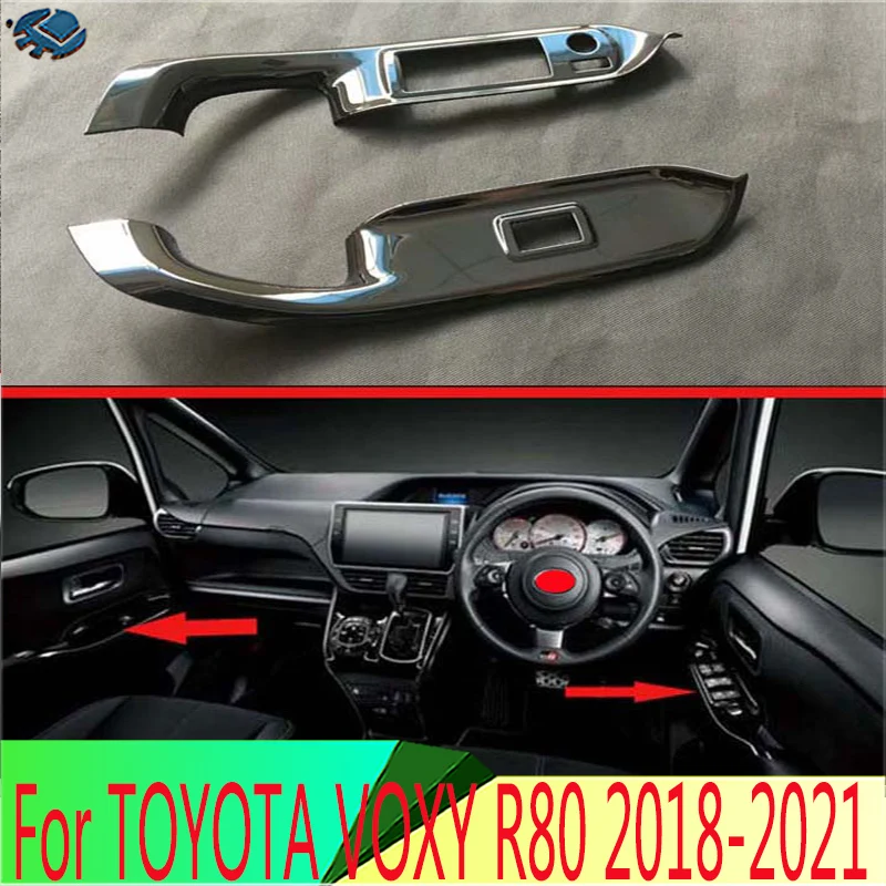 For TOYOTA VOXY R80 Right Hand Drive 2018-2021 ABS Piano Black Door Window Armrest Cover Switch Panel Trim Molding Garnish
For TOYOTA VOXY R80 Right Hand Drive 2018-2021 ABS Piano Black Door Window Armrest Cover Switch Panel Trim Molding Garnish
