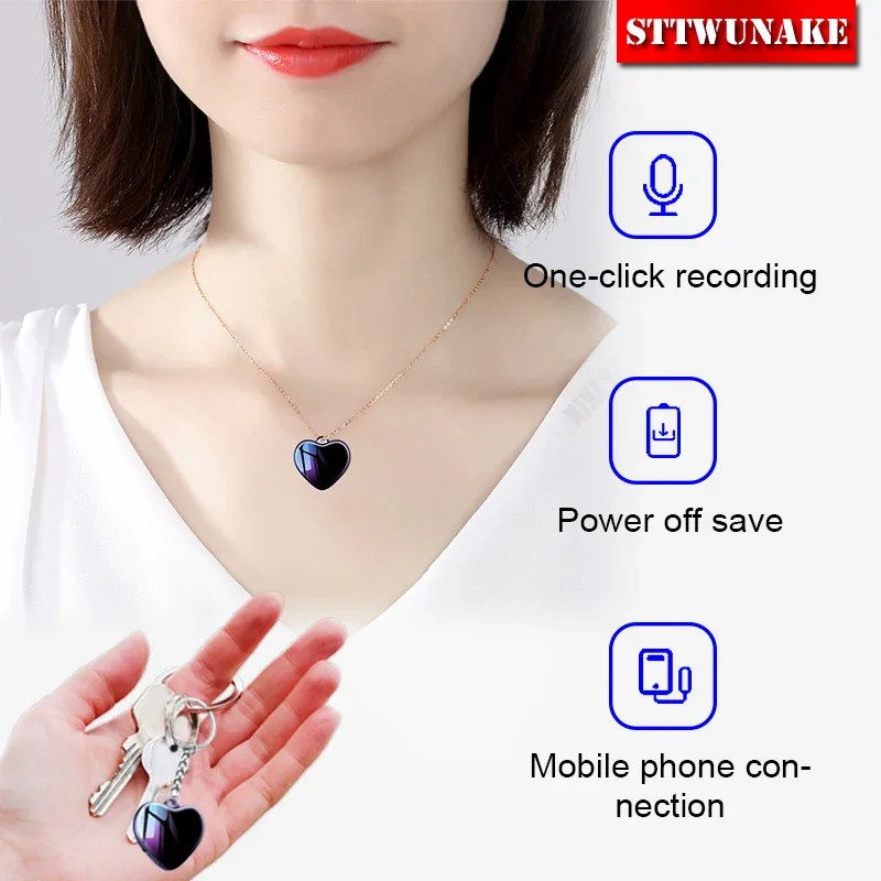 Mini Digital Voice Activated Recorder with Built-in Magnet Small Sound Dictaphone STTWUNAKE Portable Audio Recording Device
Mini Digital Voice Activated Recorder with Built-in Magnet Small Sound Dictaphone STTWUNAKE Portable Audio Recording Device
