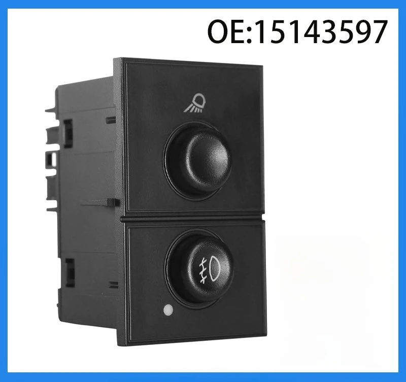 15143597 подходит для автомобильных запчастей Chevrolet Silverado, переключателя противотуманных фар, переключателя управления грузовым освещением
15143597 подходит для автомобильных запчастей Chevrolet Silverado, переключателя противотуманных фар, переключателя управления грузовым освещением