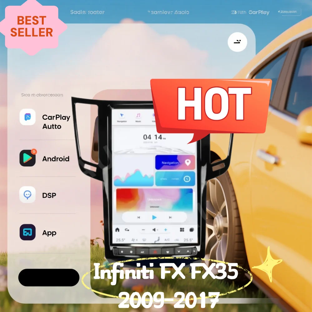 BHYL Android 13.0 For Infiniti FX FX35 QX70 2009 -2017 Car Radio GPS Navigation HD Screen Head Unit Multimedia Stereo Carplay BT
BHYL Android 13.0 For Infiniti FX FX35 QX70 2009 -2017 Car Radio GPS Navigation HD Screen Head Unit Multimedia Stereo Carplay BT