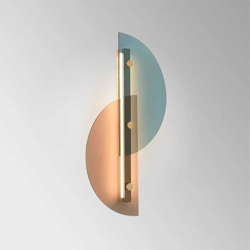 SANDYHA Modern Minimalist Glass Wall Lamp for Living Room Bedroom Decoration Study Lighting Fixtures Led Light Creative Design
SANDYHA Modern Minimalist Glass Wall Lamp for Living Room Bedroom Decoration Study Lighting Fixtures Led Light Creative Design