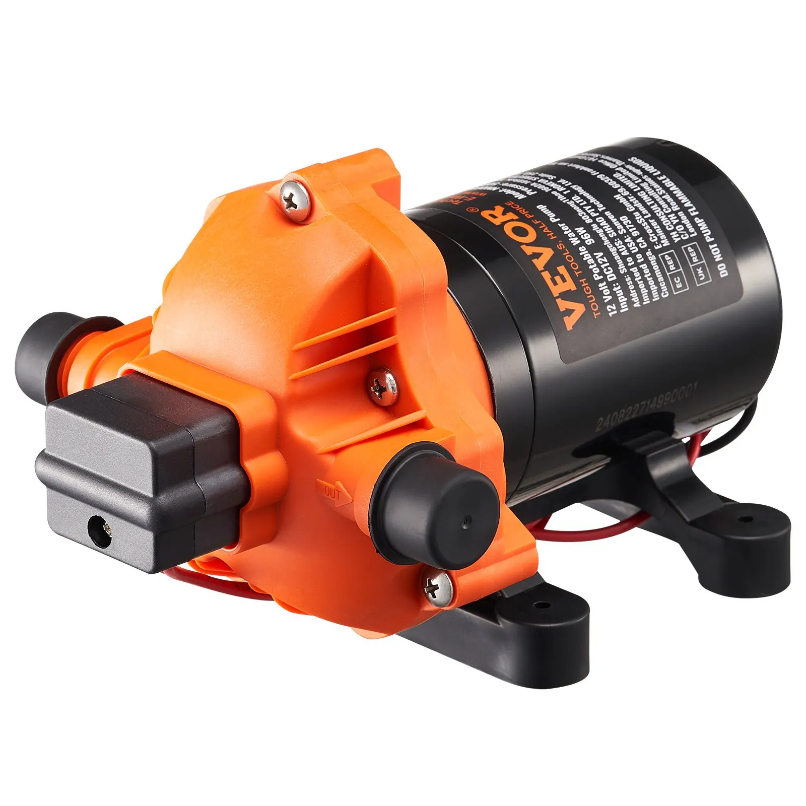 12V Diaphragm Pump 3GPM 11.36 L/min 3-Chamber Water Pump Pressure Switch
12V Diaphragm Pump 3GPM 11.36 L/min 3-Chamber Water Pump Pressure Switch