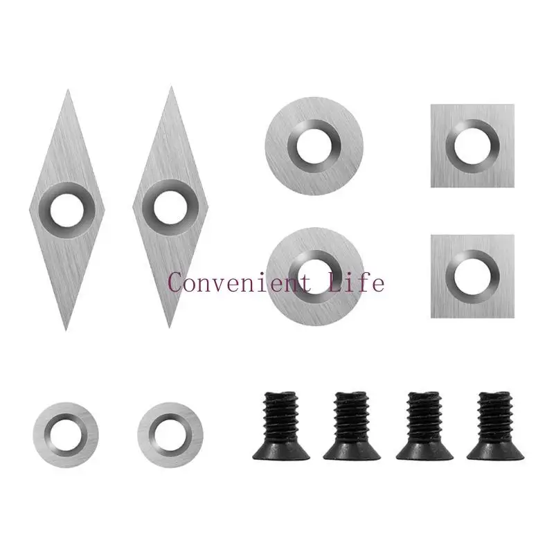 L1EE Cutters Inserts Set for DIY Woodworking Lathe Turning Finisher
L1EE Cutters Inserts Set for DIY Woodworking Lathe Turning Finisher