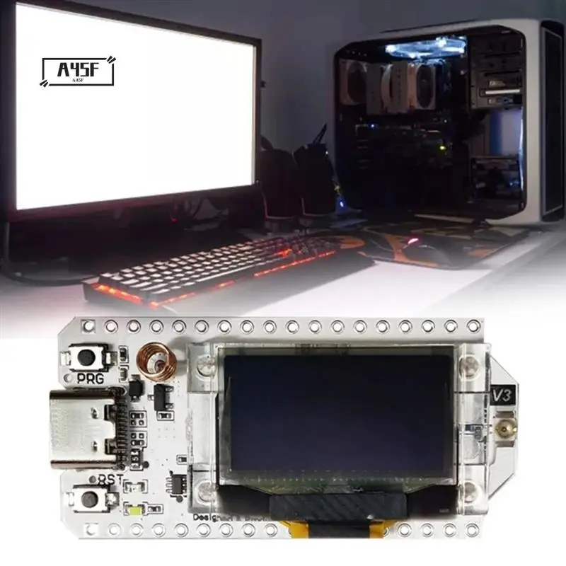 A45F-ESP32-S3 Плата разработки Lora32 0,96-дюймовый экран SX1262 Двухъядерный процессор BT Поддержка Wi-Fi для модуля Arduino
A45F-ESP32-S3 Плата разработки Lora32 0,96-дюймовый экран SX1262 Двухъядерный процессор BT Поддержка Wi-Fi для модуля Arduino