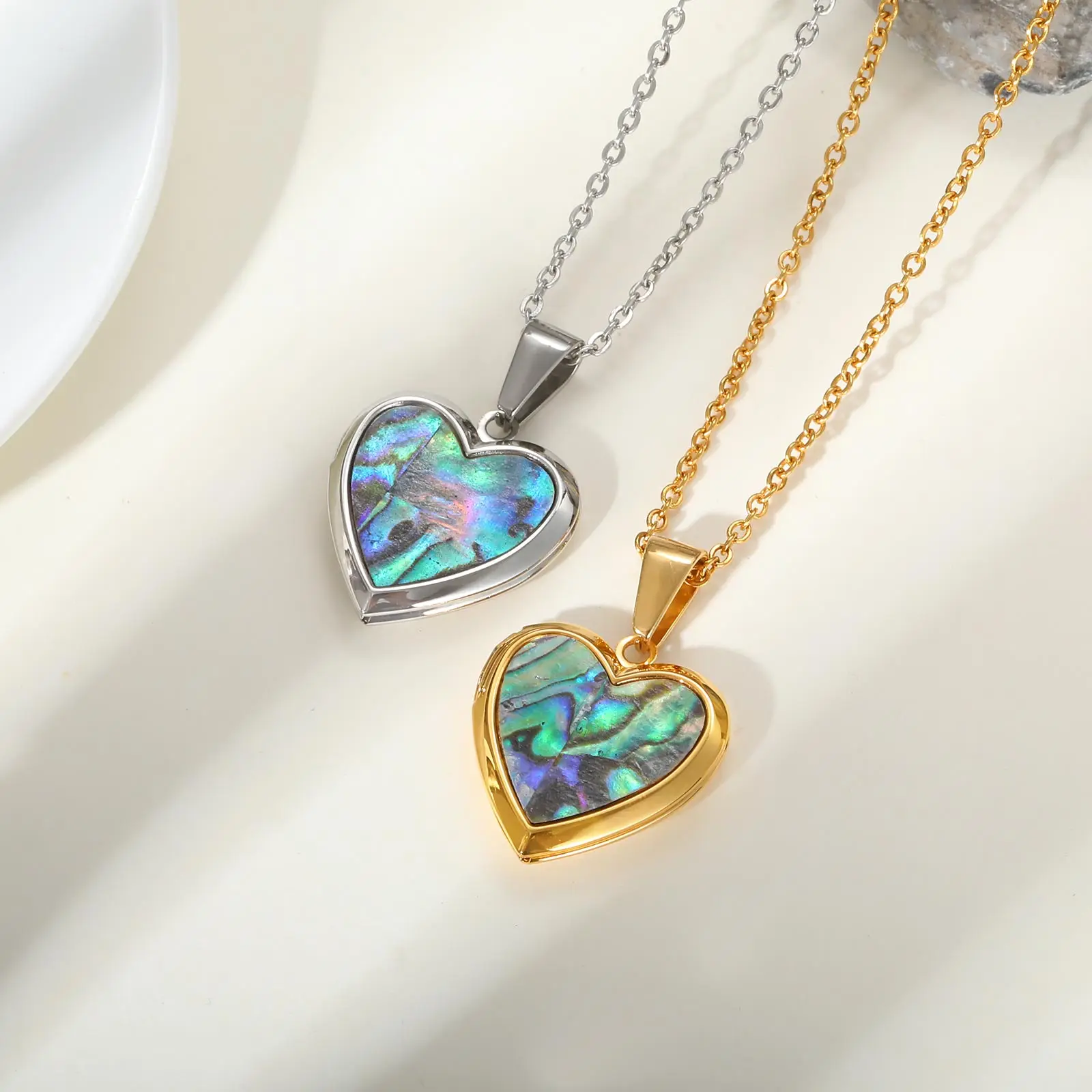 Free Custom Photo Heart-shaped Openable Pendant for Women, Abalone Shell Case Stainless Steel Necklace,Fashion Jewelry Gift
Free Custom Photo Heart-shaped Openable Pendant for Women, Abalone Shell Case Stainless Steel Necklace,Fashion Jewelry Gift
