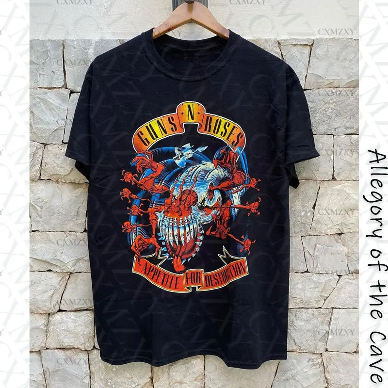 2025 Guns N' Roses Guns N 'Roses Rock Retro High Street Cotton Printed Short Sleeve T-shirt Men and Women's High Quality Luxury
2025 Guns N' Roses Guns N 'Roses Rock Retro High Street Cotton Printed Short Sleeve T-shirt Men and Women's High Quality Luxury