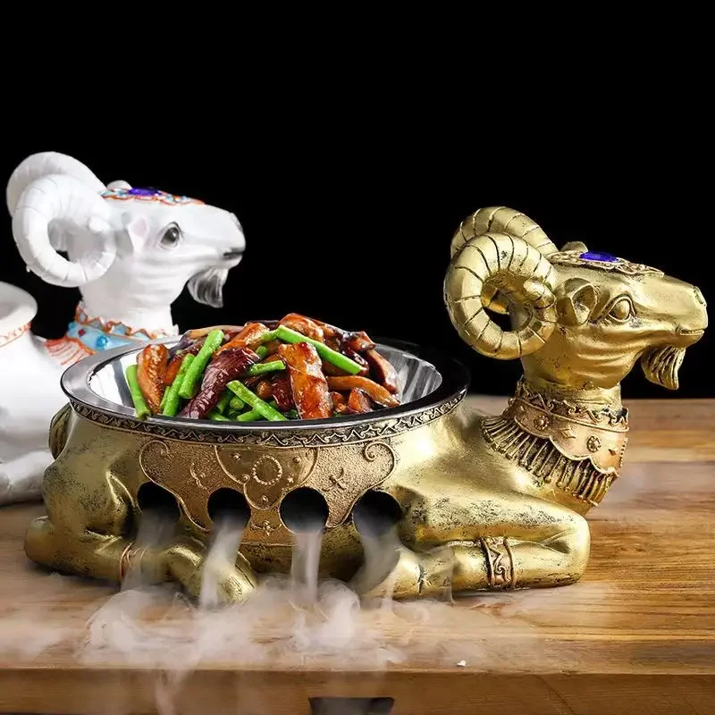 Hotel Creative Dry Ice Sheep Specialty Plate Commercial Beef and Sheep Shaped Hot Pot Plate Smoke Resin Artistic Dining Plate
Hotel Creative Dry Ice Sheep Specialty Plate Commercial Beef and Sheep Shaped Hot Pot Plate Smoke Resin Artistic Dining Plate