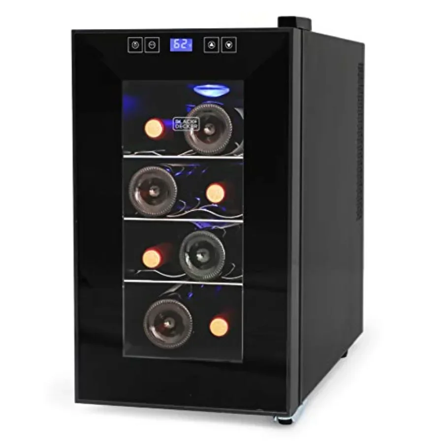 Wine Cellar with LED Display for Home Bar Use, Stainless Steel Body, Black Finish, Precise Temperature Control
Wine Cellar with LED Display for Home Bar Use, Stainless Steel Body, Black Finish, Precise Temperature Control