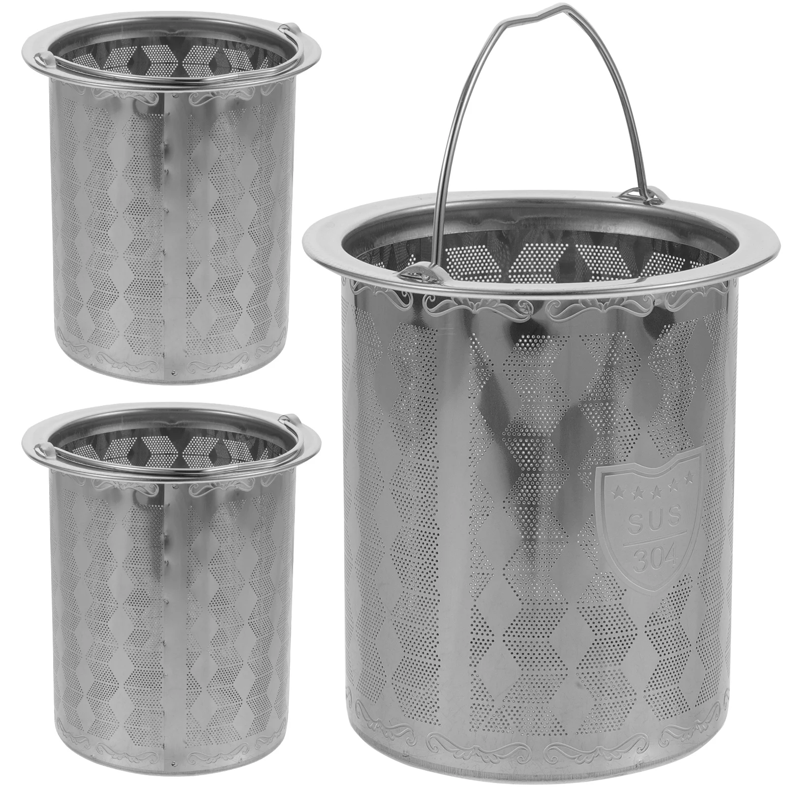 3 Pcs Tea Leak Coffee Filters Stainless Steel Milk Strainers Dorm Practical Infuser Metal Home Mesh
3 Pcs Tea Leak Coffee Filters Stainless Steel Milk Strainers Dorm Practical Infuser Metal Home Mesh