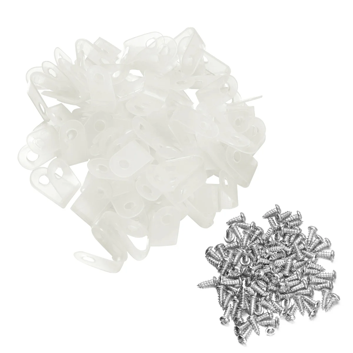100Pcs Electric Project Use R-type Wire Holder Cable Clamp Line Clip for House Office Arrangement of Wire with Screws
100Pcs Electric Project Use R-type Wire Holder Cable Clamp Line Clip for House Office Arrangement of Wire with Screws